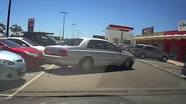 Accident today in carpark outside BCF Corio.