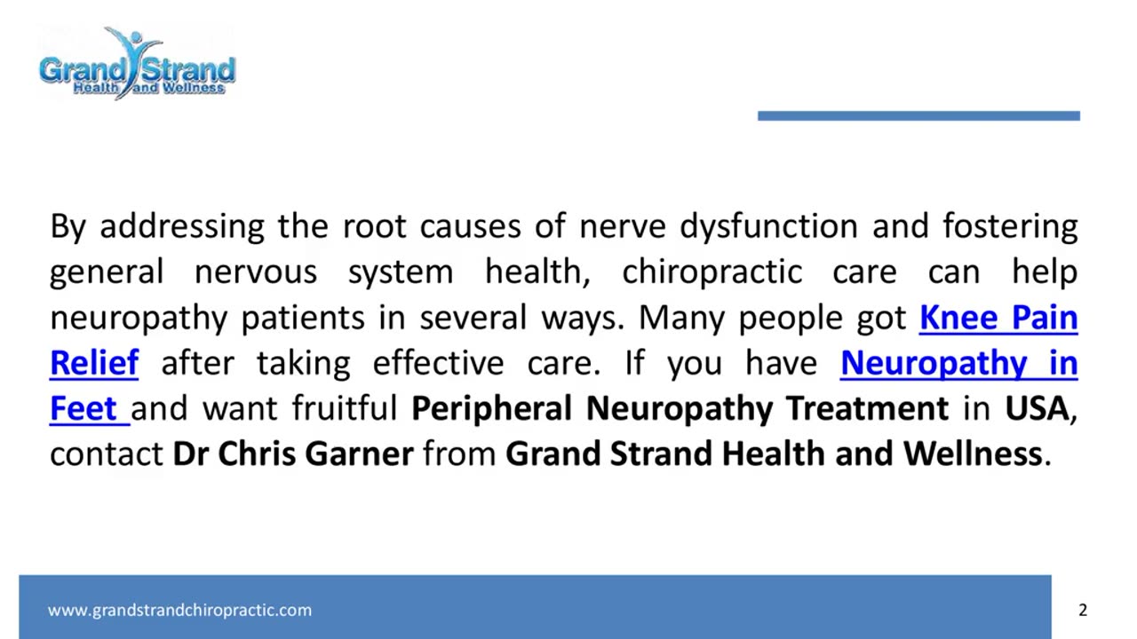 How Does Chiropractic Treatment Help Neuropathy Patients?