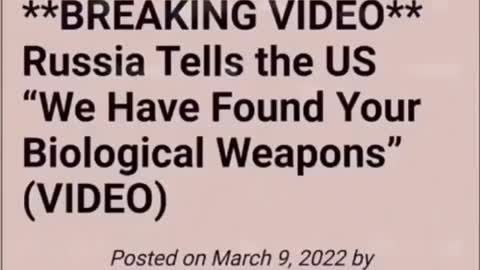 Russia Captures American Biolabs ...