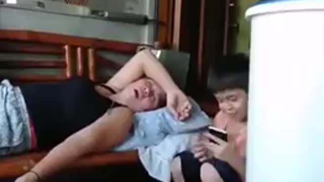 Kid Pulling An Epic Prank