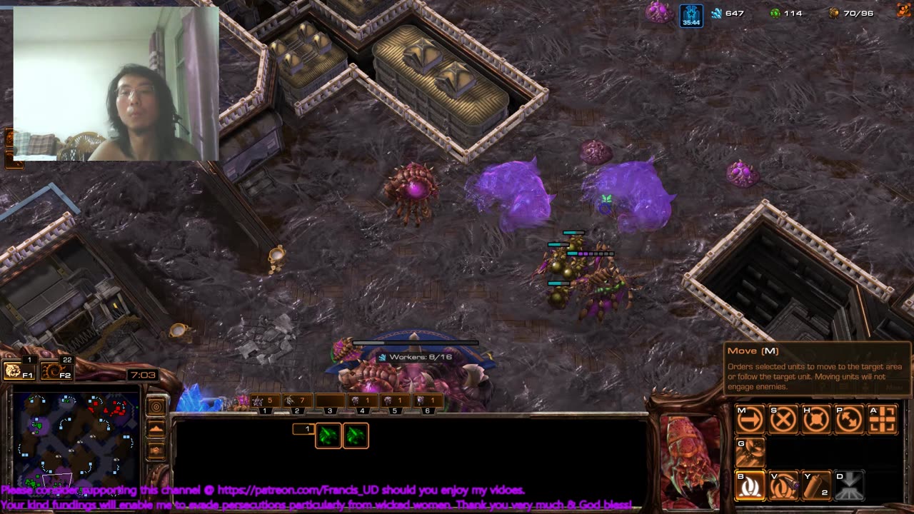 starcraft2 zvt on royal blood again a rather close one where nydus worms v lots of marines & tanks