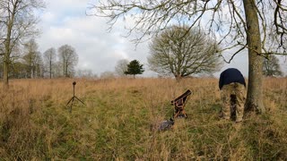 setting up the camera for a vlog speedlapse