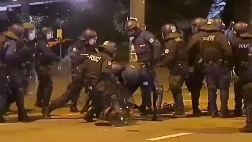 Swiss Police Brutally Attack Vax Passport Protesters