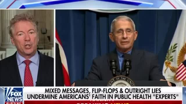 Rand Paul on Grilling Fauci Today on Natural Immunity