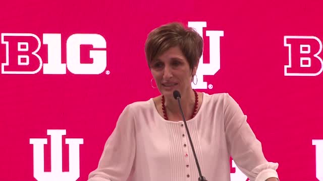 IU WBB Head Coach Teri Moren @ Big Ten Basketball Media Day