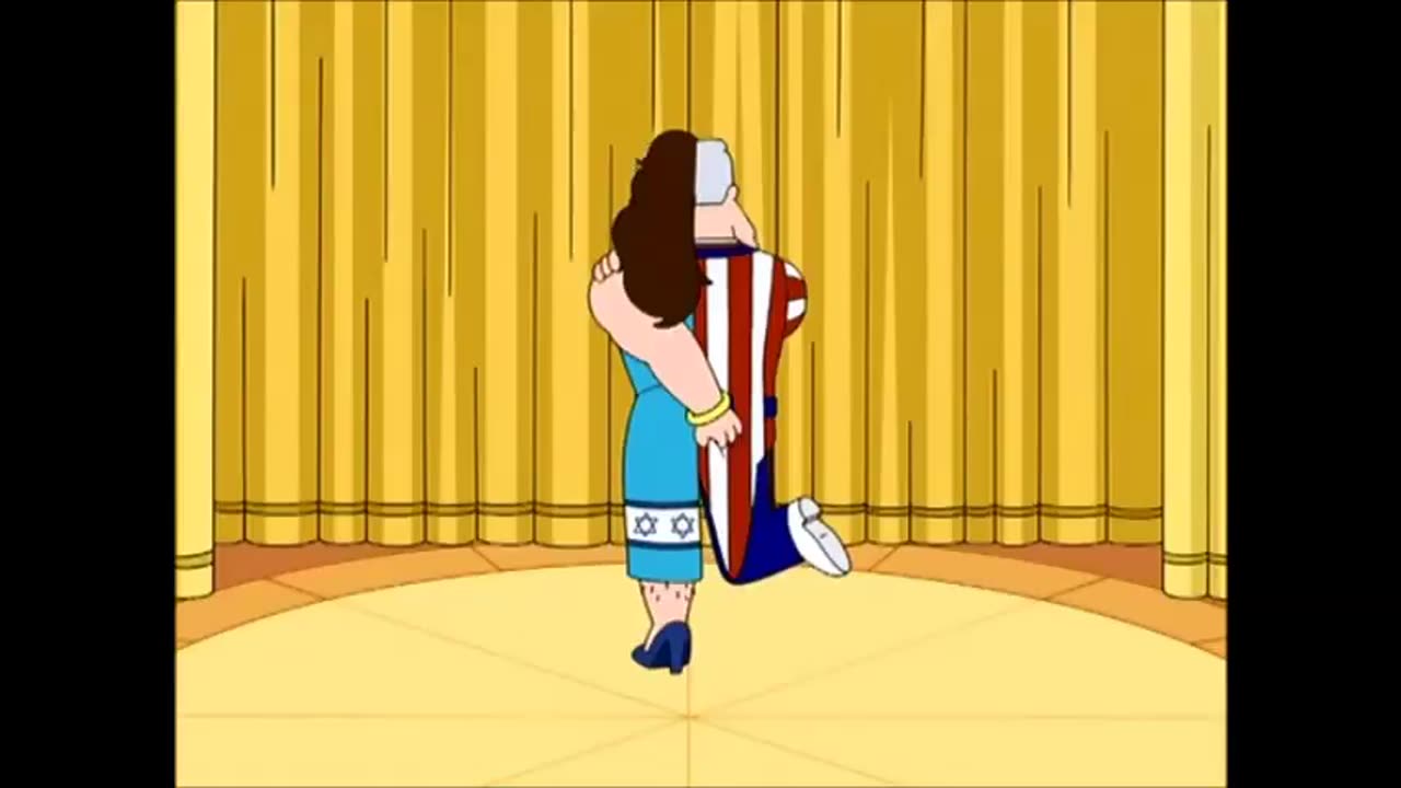 Israel and America (American Dad LULZ)