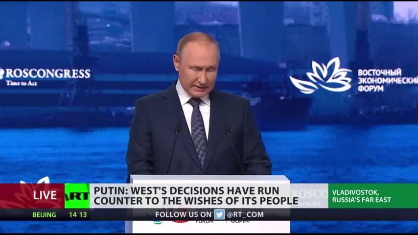 Trust in dollar gone – Putin Sept 7