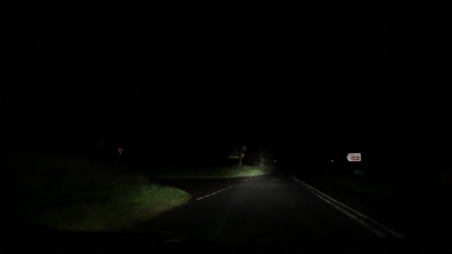 Night driving in Dartmoor Go pro speed lapse