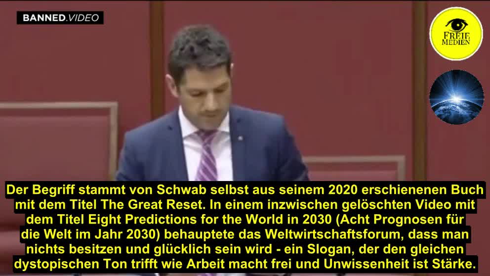 Australian Senator Alex Antic Dissects the Machinations of the World Economic Forum