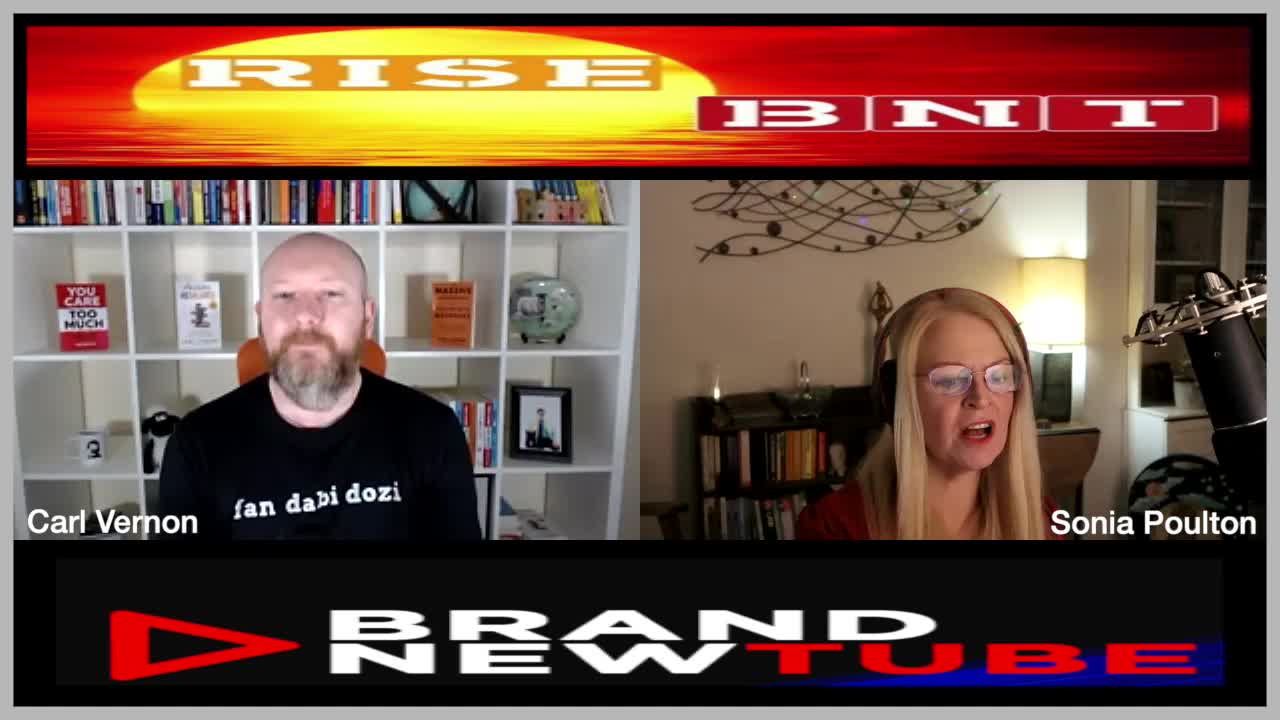 Carl Vernon with Sonia Poulton on Rise With BNT