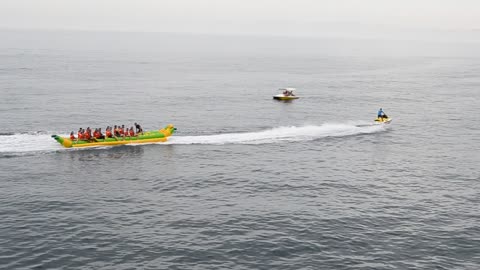 Banana boat ride on the Black Sea