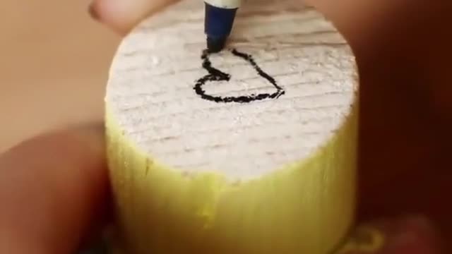 Make Stamps from Wood and used Sponges that are Easy and Cute