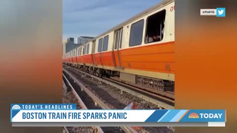 Passengers Jump Out Of Windows To Escape Train That Caught On Fire