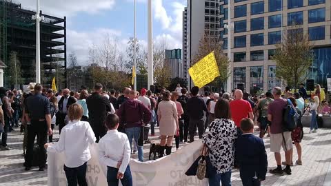 Birmingham Anti Lockdown Protest Sep 21 2