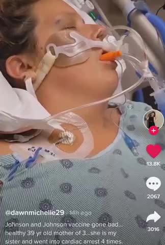 Žena iz videa koja snima pojašnjava od čega je nastradala osoba koju snima.