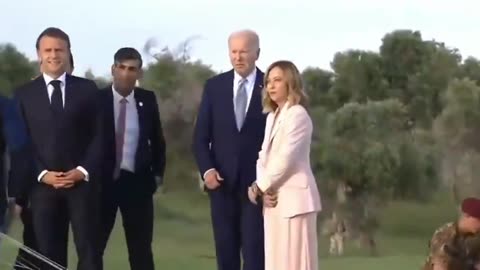 Joe Biden “disoriented” for the second time in the day during the G7 meeting