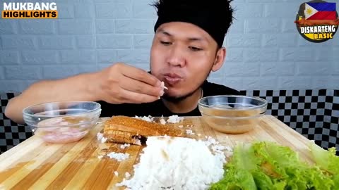 MUKBANG : ASMR NO TALKING FOOD CRUNCHY PORK BELLY COMPILATION