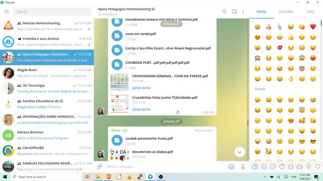 Como baixar todos os arquivos num canal do Telegram