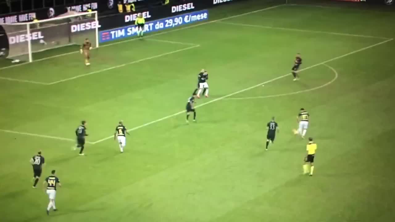 Candreva wonder goal vs AC Milan