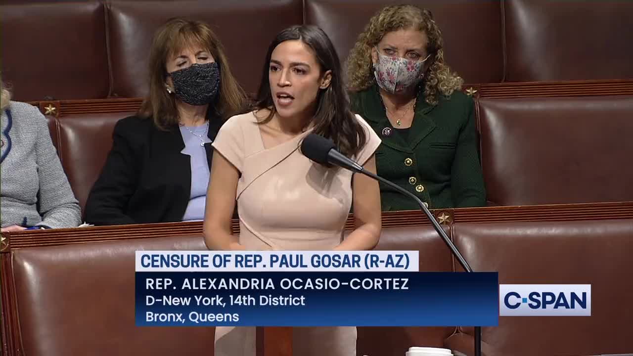 AOC condemns her colleague for sharing an anime meme