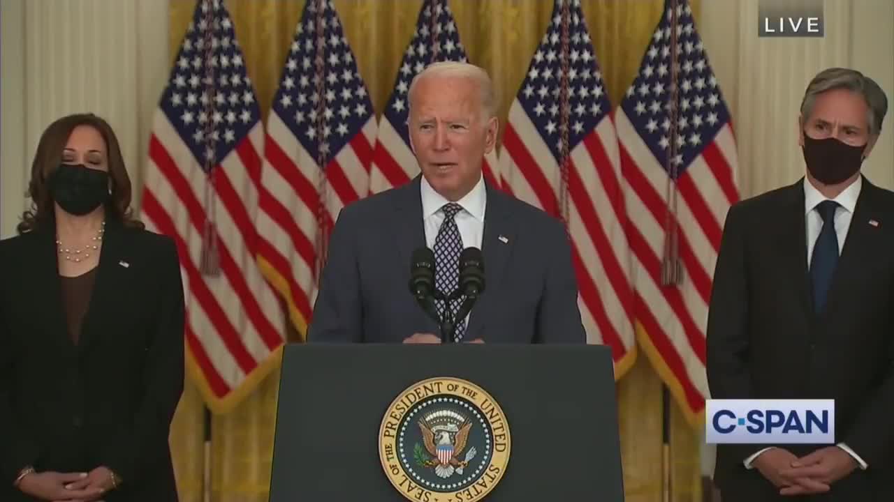 Biden Launches Incoherent 3-Minute Rant Over Whether Americans Can Get Out of Afghanistan