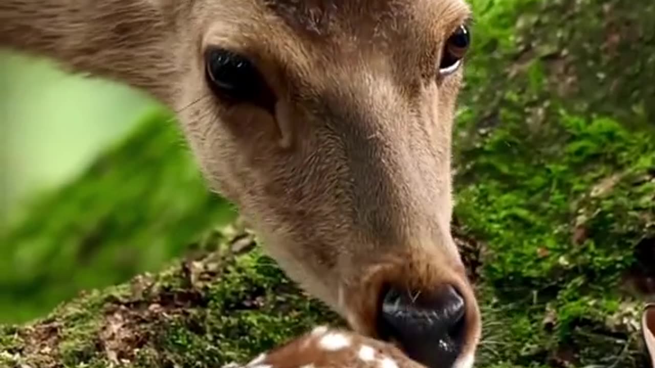 the little sika deer find his mother _wildlife _foryou _fpy _animals _birds