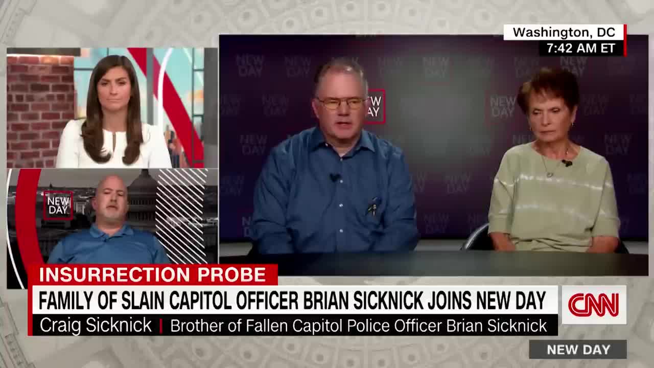 Brother of officer who died after Jan. 6 blames Trump and his 'sycophants'