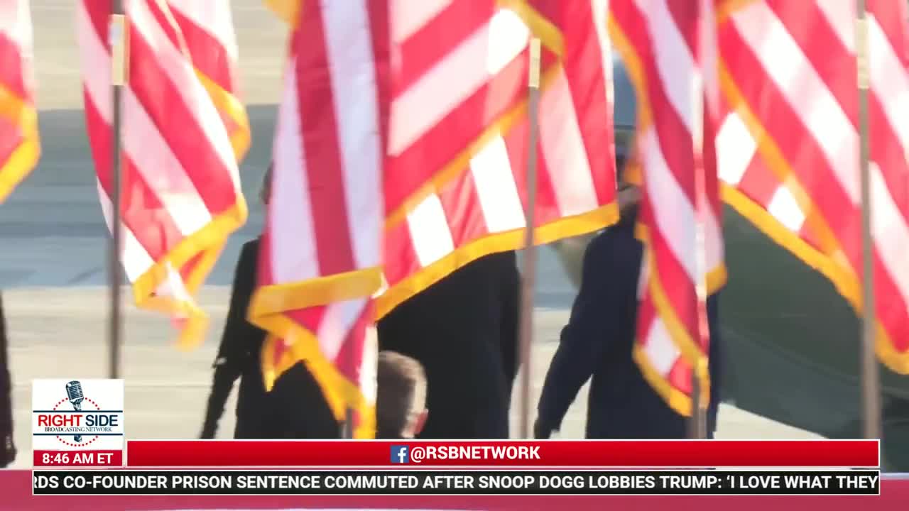 President Trump Farewell Speech Joint Base Andrews Sendoff Jan 20, 2021