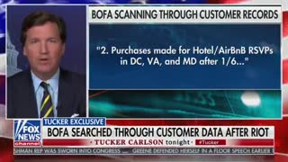 Tucker Carlson Airs STUNNING Report on BofA Giving Customer Data to Feds