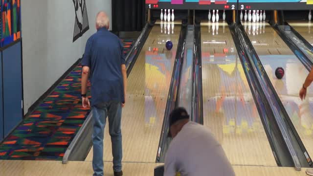 Three Old Guys Bowling - August 8, 2022