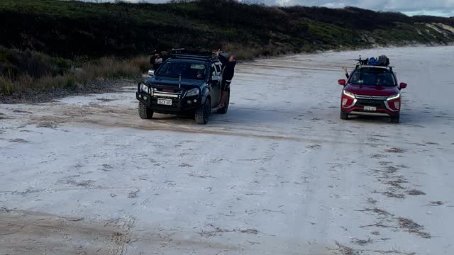 4WD Drive by the beach