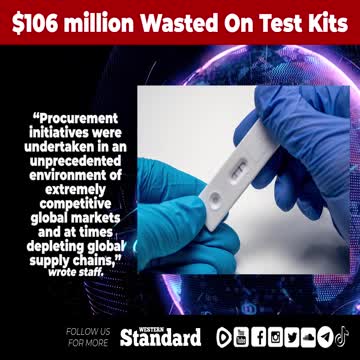$106 million in waste on test kits