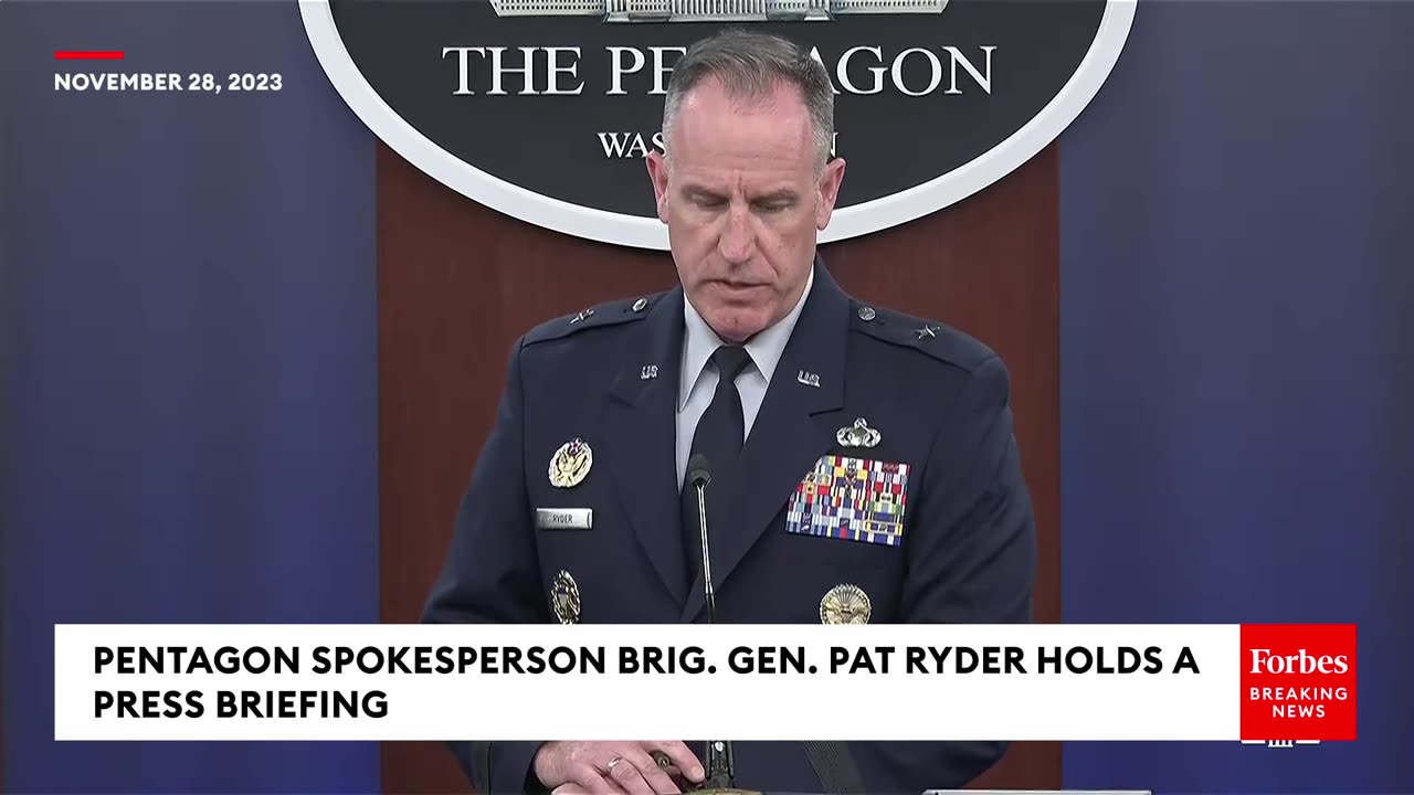 Pentagon Spokesperson Asked If US Navy Was Target Of Houthi Missiles