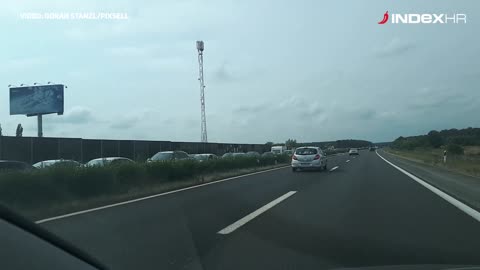 Lučko: gužva u smjeru Zagreba (lijevo)