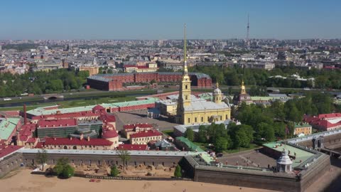 Birds Eye View of a Beautiful City