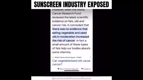 Sunscreen Industry Exposed
