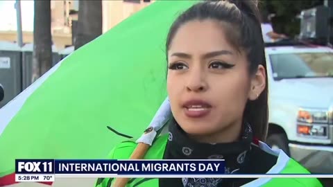 Illegal Aliens Protest Trump Deportation Plan