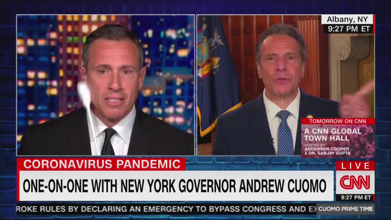 Chris Cuomo Jokes With His Brother Amid Nursing Home Scandal