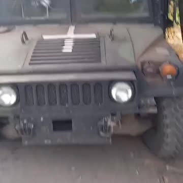 Humvees américain récupéré par la fédération de Russie