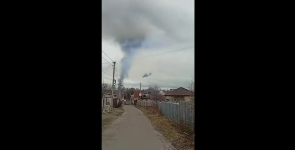 Russian helicopter firing missiles on ukarine civilian |russia ukarine war|airstrike by russia