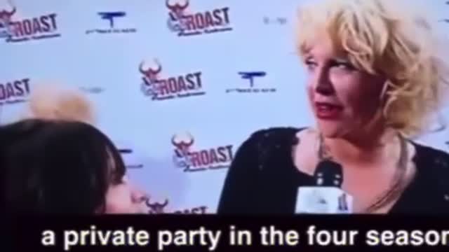 Courtney Love warning the world about Harvey Weinstein in 2005