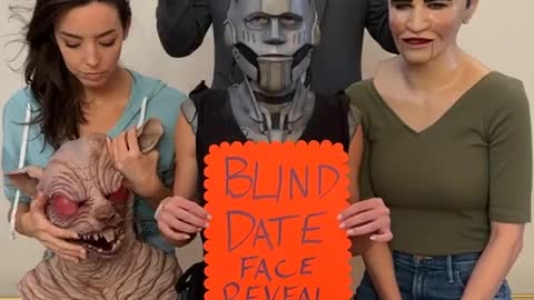 When he SEES his DATE!