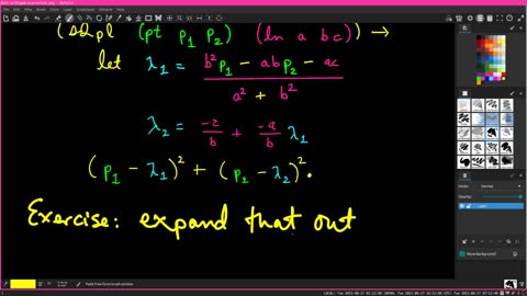 Rulers & Protractors: quadrance between a point and a line | Abstract Algebra 14