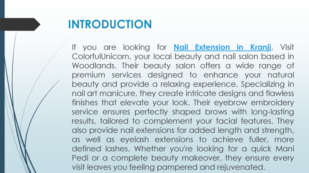 If you are looking for Nail Extension in Kranji