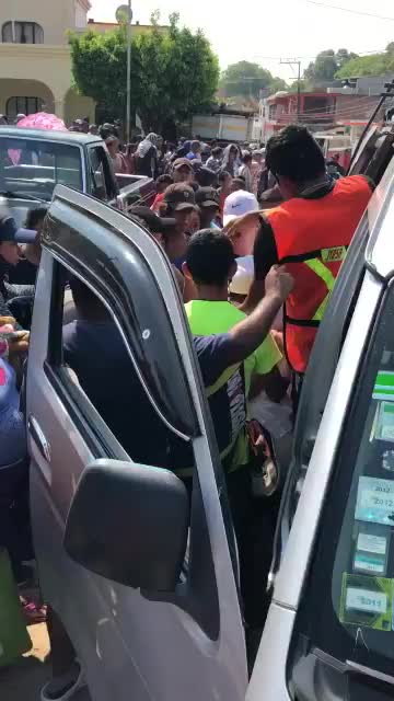 Central American migrants trekking north to America