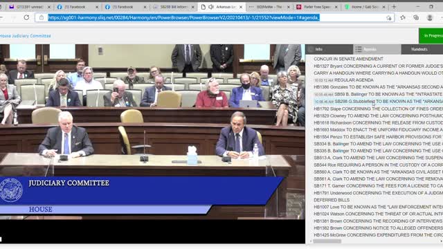 Testimony for sb298 from Sheriff of Cleburne County Chris Brown 1