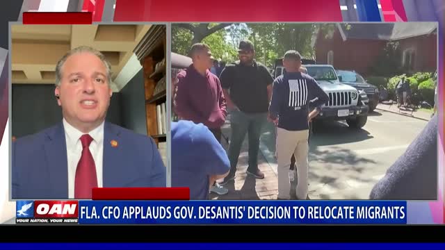 Fla. CFO applauds Gov. DeSantis' decision to relocate migrants