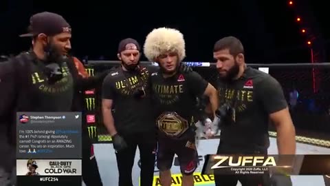 Khabib Nurmagomedov announces retirement