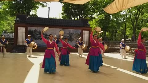 Korean folk performance.traditional music