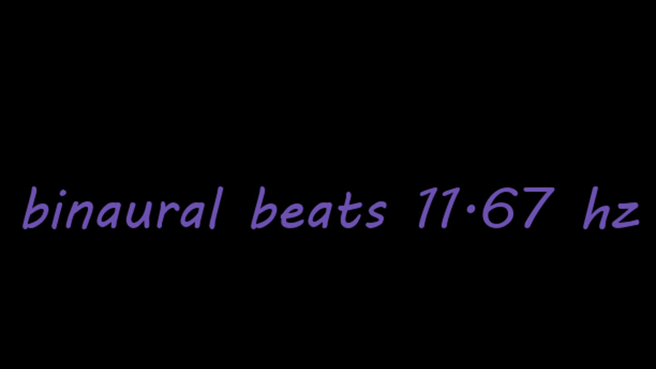 binaural beats 11.67 hz